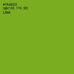 #7AAE20 - Lima Color Image