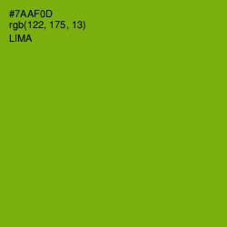 #7AAF0D - Lima Color Image