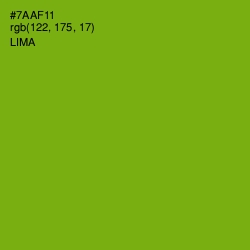 #7AAF11 - Lima Color Image