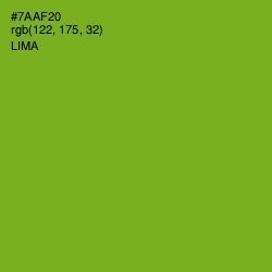 #7AAF20 - Lima Color Image