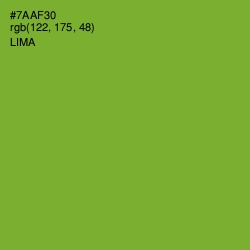 #7AAF30 - Lima Color Image