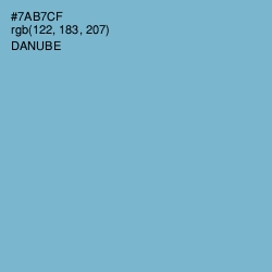 #7AB7CF - Danube Color Image