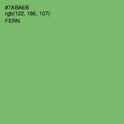 #7ABA6B - Fern Color Image