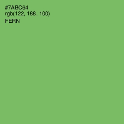 #7ABC64 - Fern Color Image