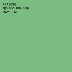#7ABC82 - Bay Leaf Color Image