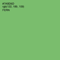 #7ABD6D - Fern Color Image