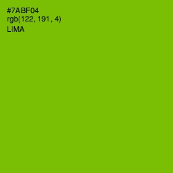 #7ABF04 - Lima Color Image