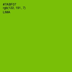 #7ABF07 - Lima Color Image