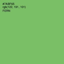 #7ABF65 - Fern Color Image