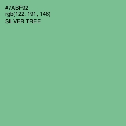 #7ABF92 - Silver Tree Color Image