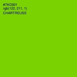 #7AD301 - Chartreuse Color Image