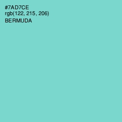 #7AD7CE - Bermuda Color Image