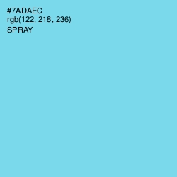 #7ADAEC - Spray Color Image