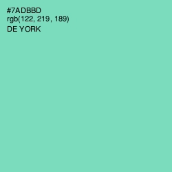 #7ADBBD - De York Color Image