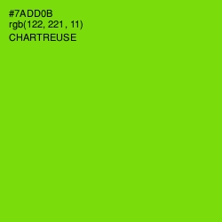 #7ADD0B - Chartreuse Color Image