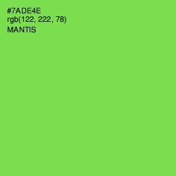 #7ADE4E - Mantis Color Image