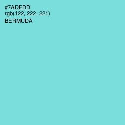 #7ADEDD - Bermuda Color Image