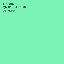 #7AF3B7 - De York Color Image