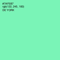 #7AF5B7 - De York Color Image