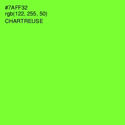 #7AFF32 - Chartreuse Color Image