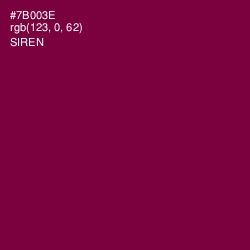 #7B003E - Siren Color Image
