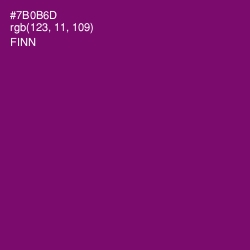 #7B0B6D - Finn Color Image