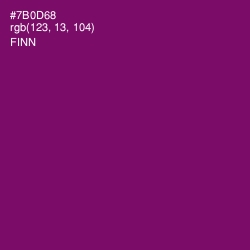 #7B0D68 - Finn Color Image