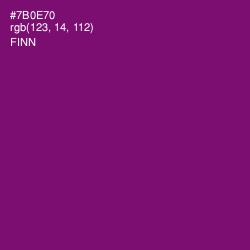 #7B0E70 - Finn Color Image