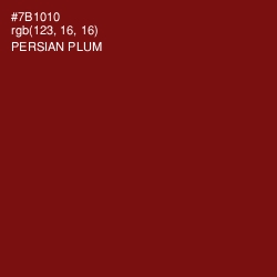 #7B1010 - Persian Plum Color Image