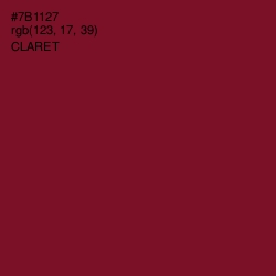 #7B1127 - Claret Color Image