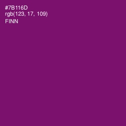 #7B116D - Finn Color Image