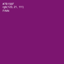 #7B156F - Finn Color Image