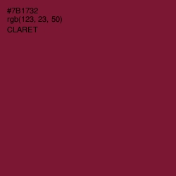 #7B1732 - Claret Color Image