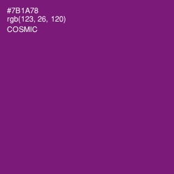 #7B1A78 - Cosmic Color Image