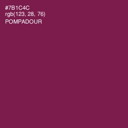 #7B1C4C - Pompadour Color Image
