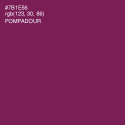 #7B1E56 - Pompadour Color Image