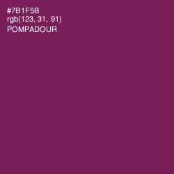 #7B1F5B - Pompadour Color Image