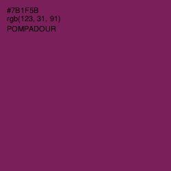 #7B1F5B - Pompadour Color Image