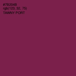 #7B204B - Tawny Port Color Image