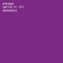 #7B2983 - Eminence Color Image