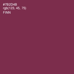 #7B2D4B - Finn Color Image