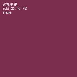 #7B2E4E - Finn Color Image