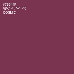 #7B344F - Cosmic Color Image