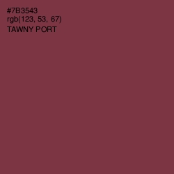 #7B3543 - Tawny Port Color Image