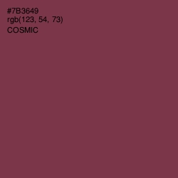 #7B3649 - Cosmic Color Image