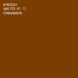 #7B3D01 - Cinnamon Color Image