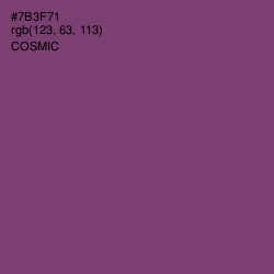#7B3F71 - Cosmic Color Image
