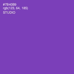 #7B40B9 - Studio Color Image