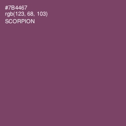 #7B4467 - Scorpion Color Image