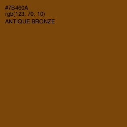 #7B460A - Antique Bronze Color Image